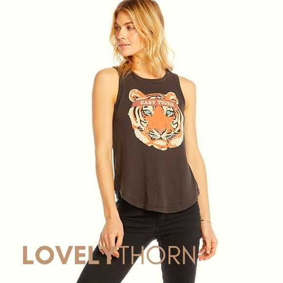 CHASER // ltd ed easy tiger sleeveless super soft vintage feel tee tshirt - Picture 9 of 16